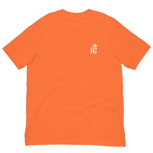 Nederlands Koningsdag T-shirt: Oranje shirt met feestelijk kroonontwerp voor een onvergetelijke Koningsdagviering.